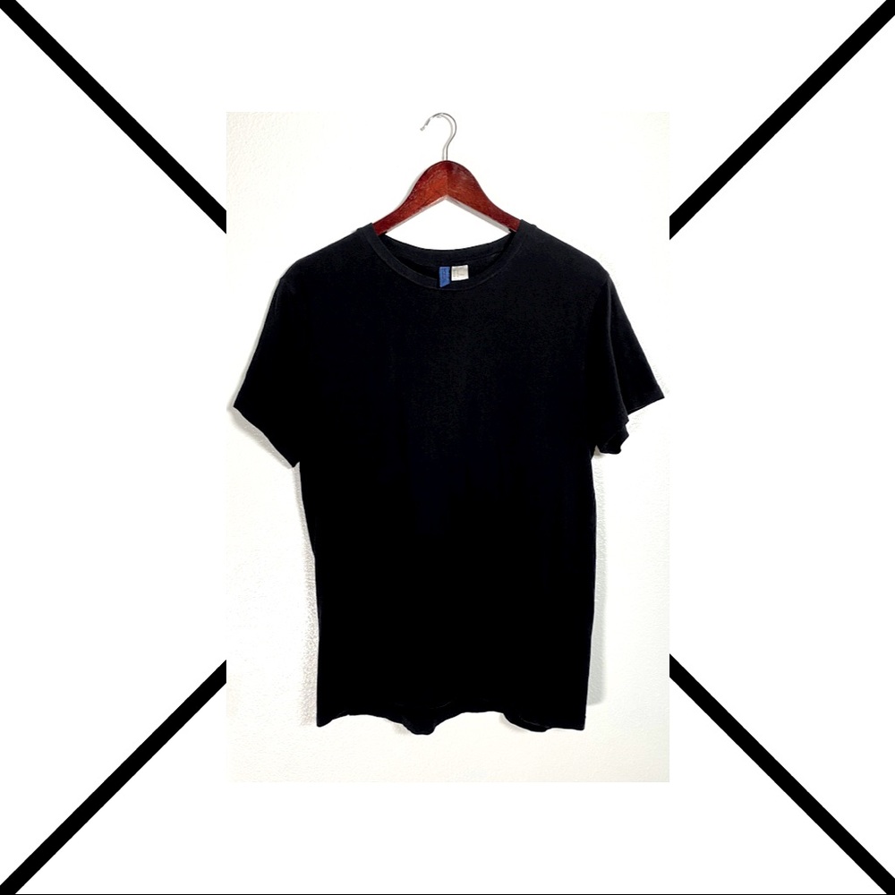 H&M basic Divided short sleeve-cotton tee - sz - M